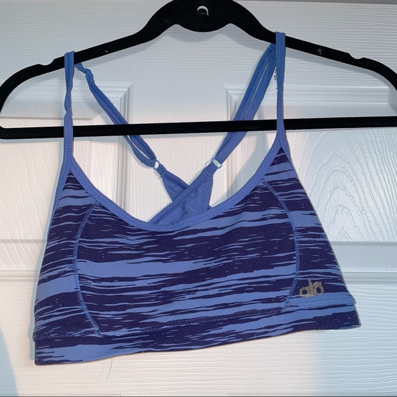 ALO Yoga Other - ALO Yoga crisscross blue adjustable sports bra